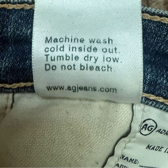 AG Adriano Goldschmied Stilt Crop Cigarette Jeans Women’s Blue Denim - Picture 9 of 10